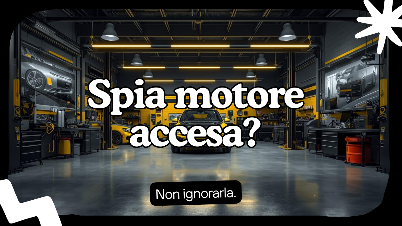 Spia motore accesa su cruscotto auto – Diagnosi avanzata MD Service Celle Ligure